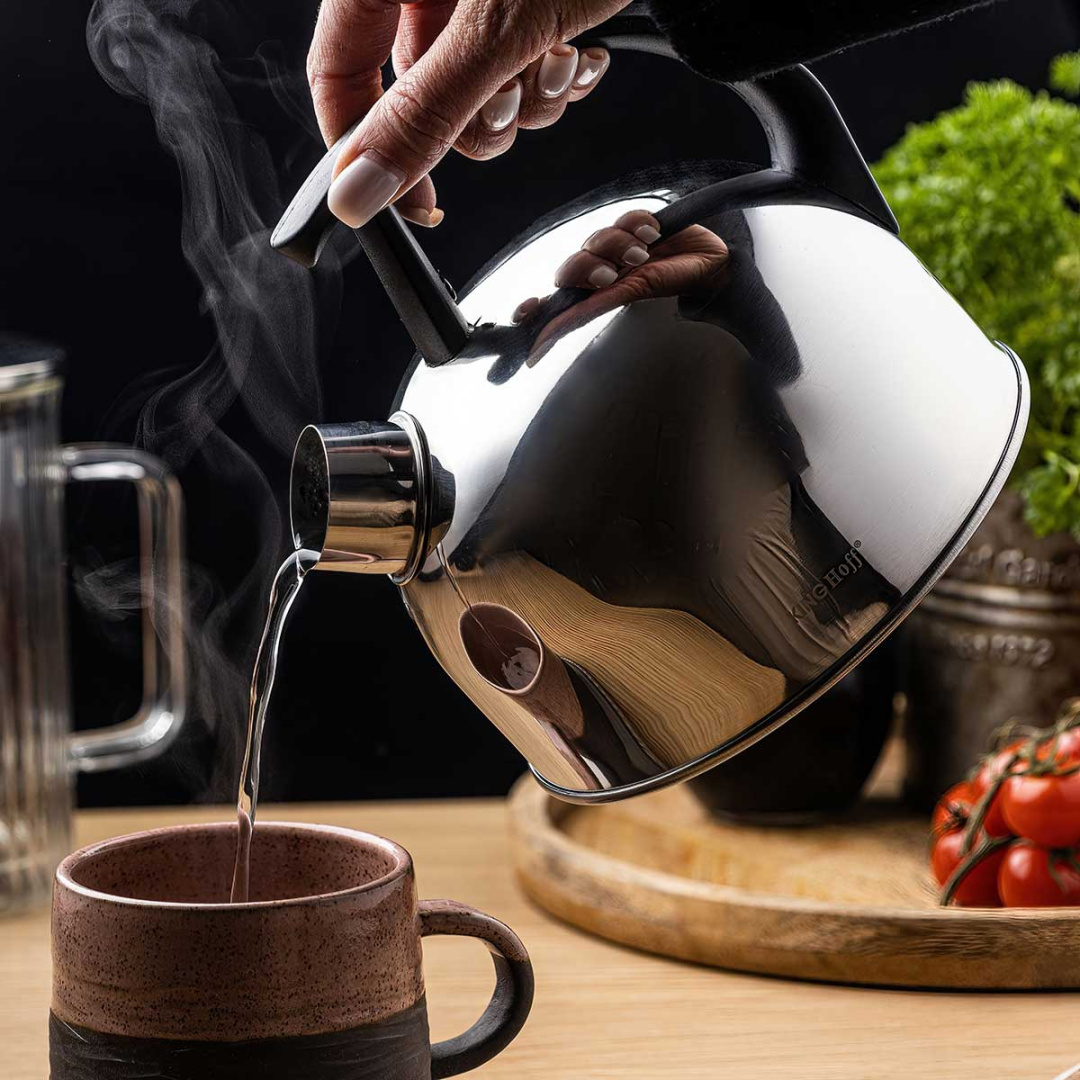 CZAJNIK 1,5L Z GWIZDKIEM KINGHOFF KH-1896 SREBRNY